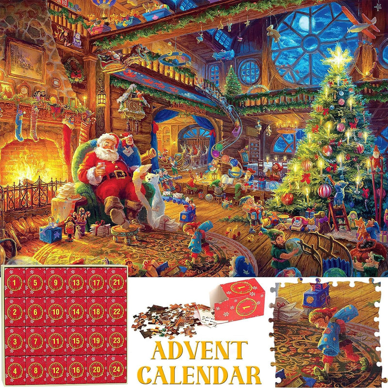 Advent Calendar Christmas Jigsaw Puzzles awishday