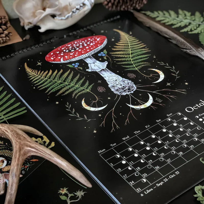 2025 Dark Forest Lunar Calendar awishday