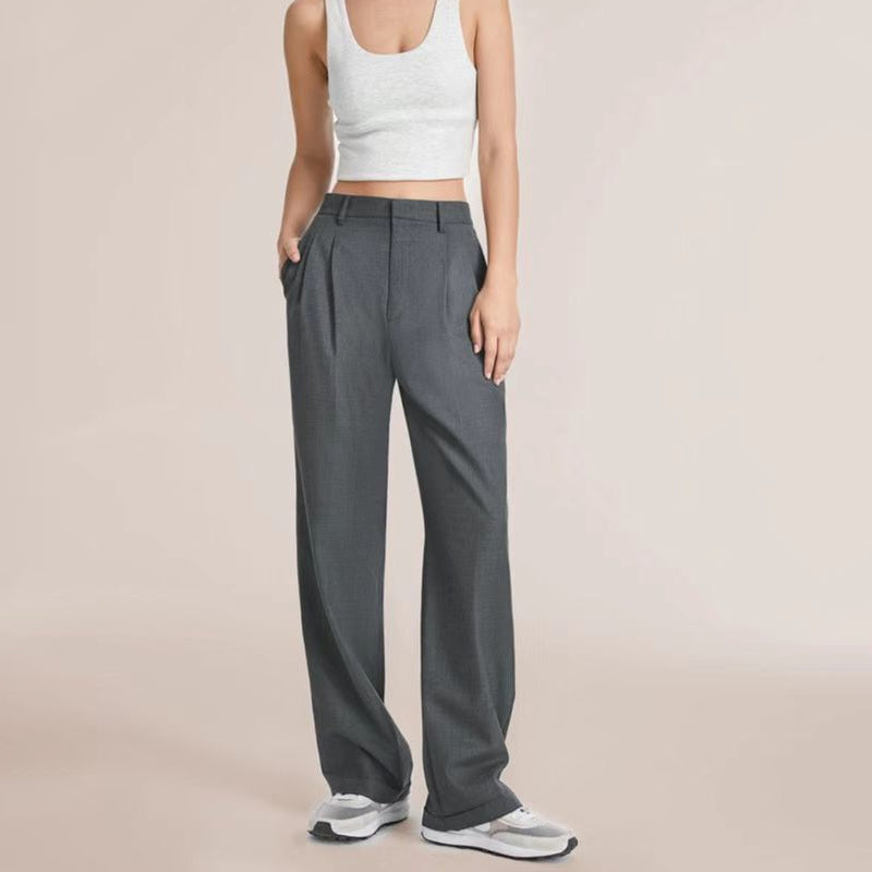 High Waist Tailored Wide Leg Pants – awishday