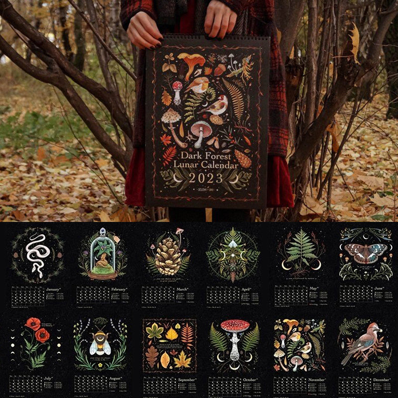 2025 Dark Forest Lunar Calendar awishday