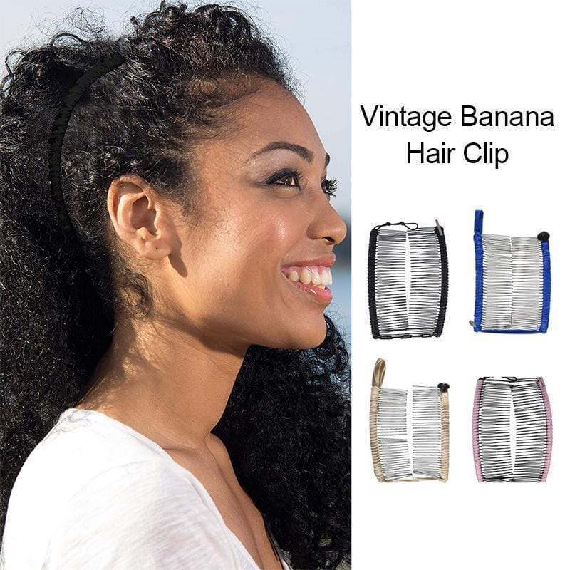 Vintage Banana Hair Clip
