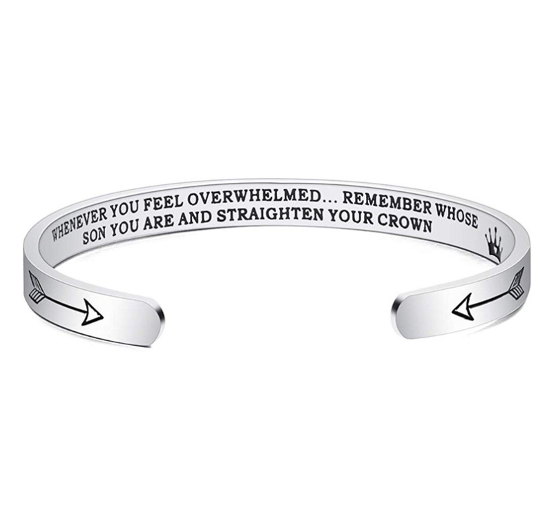 For Daughter/Granddaughter/Son - Whenever You Feel Overwhelmed...Crown Bracelet