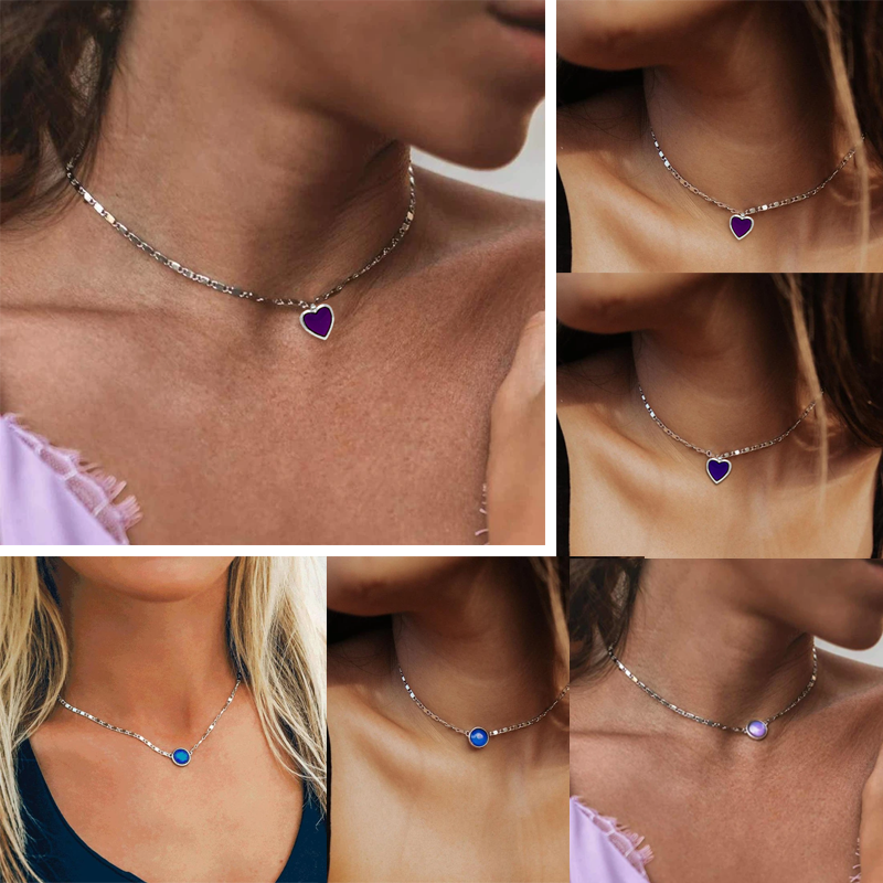 "Thermo Chromic Depending On Your Mood" Necklace
